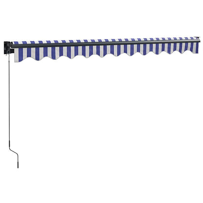 Manuel Markise Og Stribet 100% Polyester - Billede 4