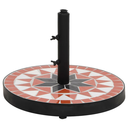 Parasolfod 12 Kg Terrakotta Og Hvid