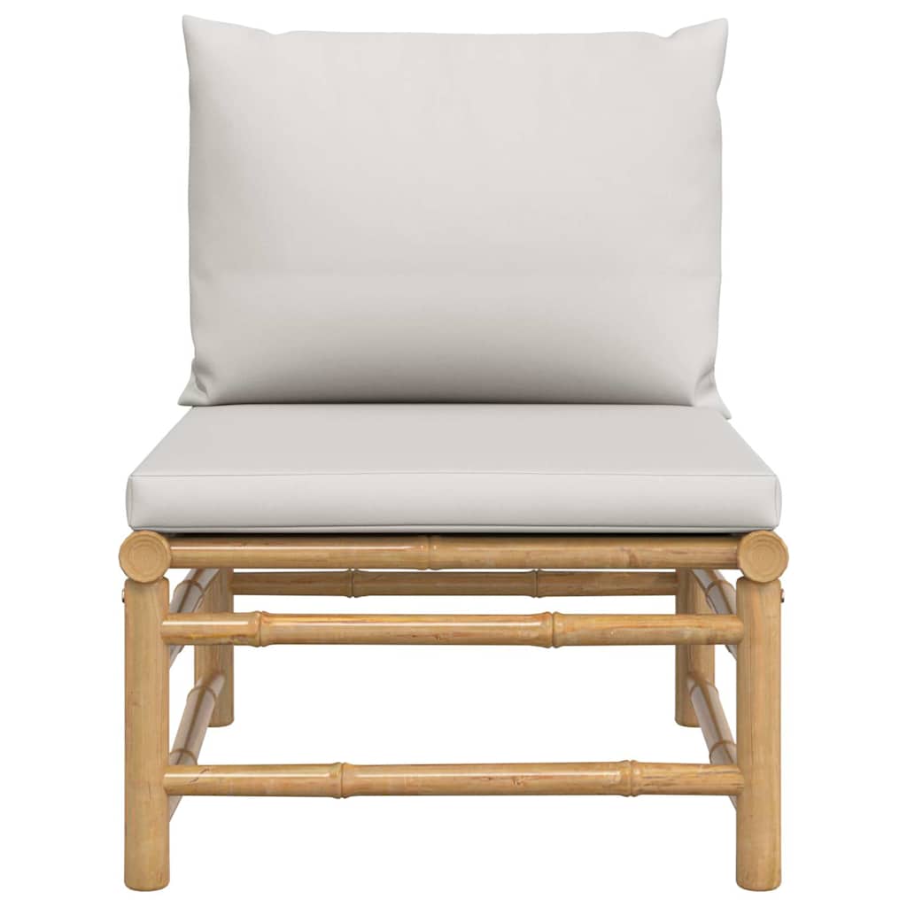 Midtermodul Til Havesofa Med Hynder Bambus