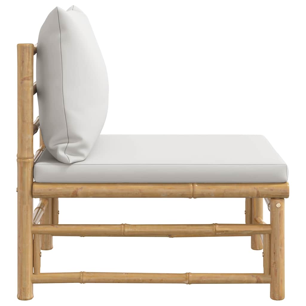 Midtermodul Til Havesofa Med Hynder Bambus