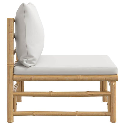 Midtermodul Til Havesofa Med Hynder Bambus