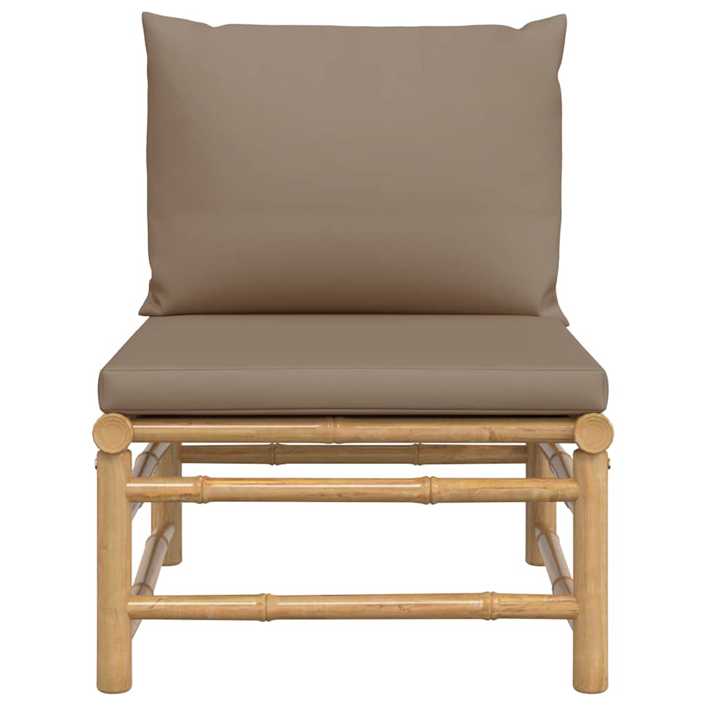 Midtermodul Til Havesofa Med Hynder Bambus