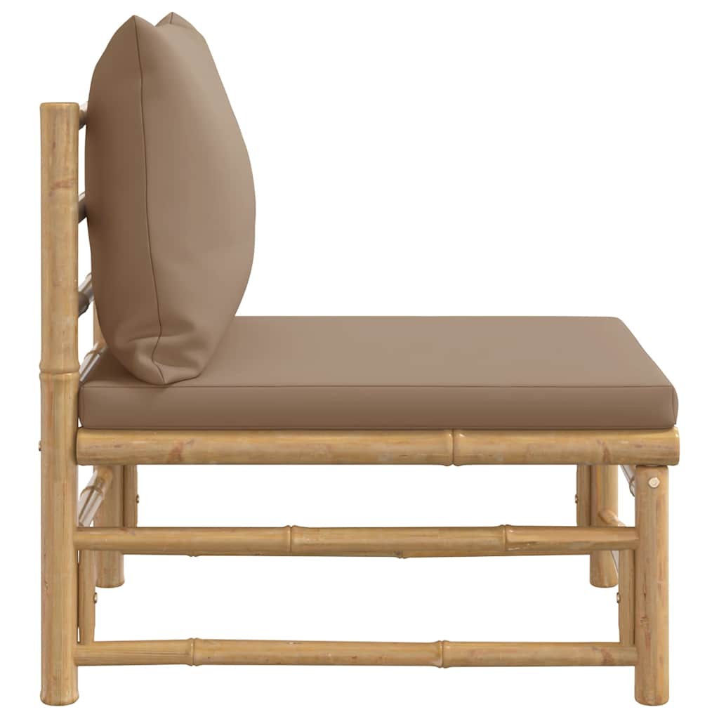 Midtermodul Til Havesofa Med Hynder Bambus