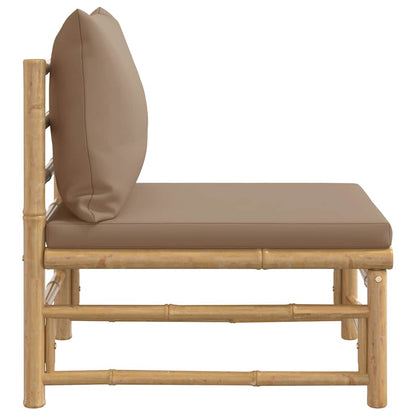 Midtermodul Til Havesofa Med Hynder Bambus