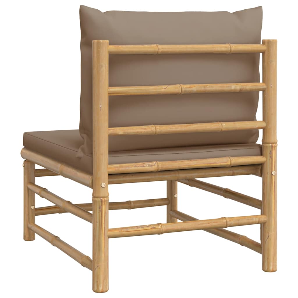 Midtermodul Til Havesofa Med Hynder Bambus