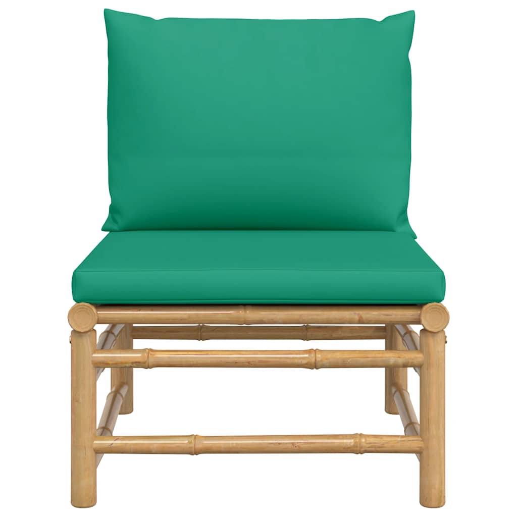 Midtermodul Til Havesofa Med Hynder Bambus