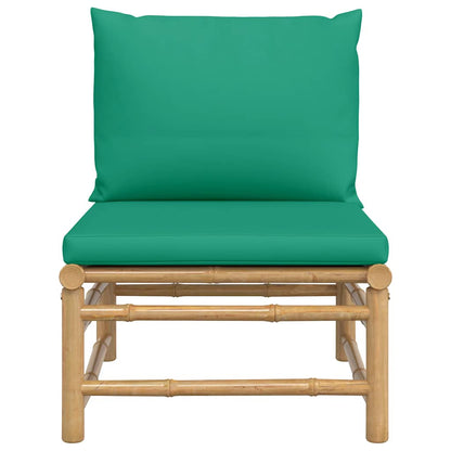 Midtermodul Til Havesofa Med Hynder Bambus