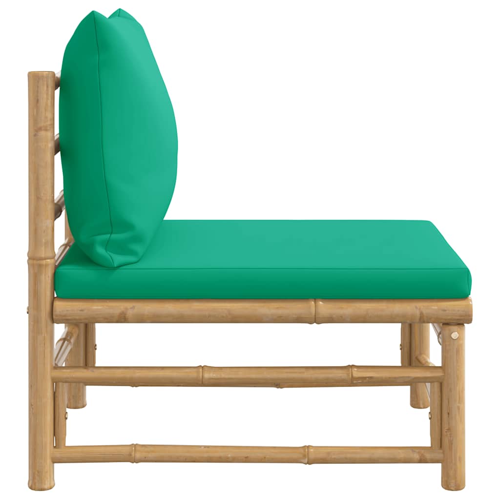 Midtermodul Til Havesofa Med Hynder Bambus