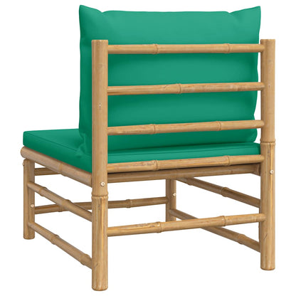 Midtermodul Til Havesofa Med Hynder Bambus