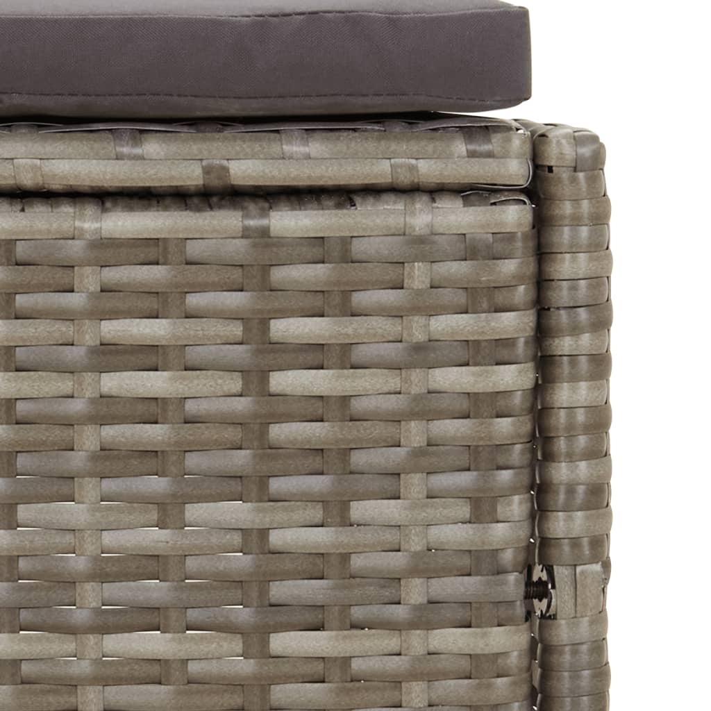 Spisebord Polyrattan Og Massivt Akacietræ