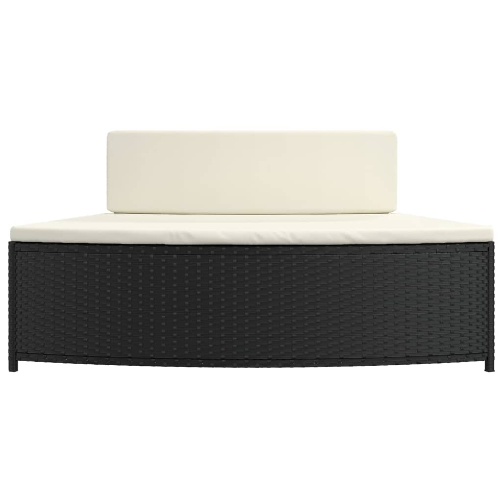 Spabænke Med Hynder Polyrattan