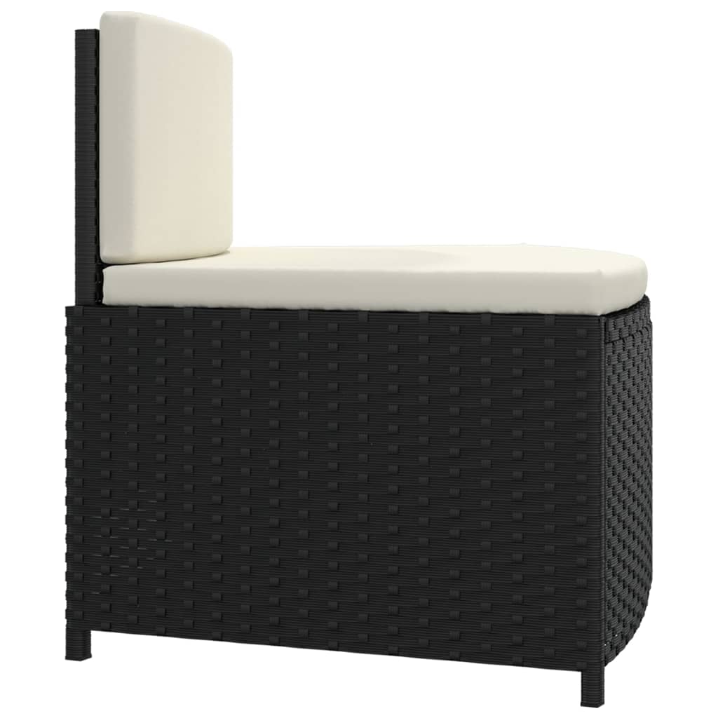 Spabænke Med Hynder Polyrattan
