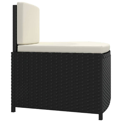 Spabænke Med Hynder Polyrattan