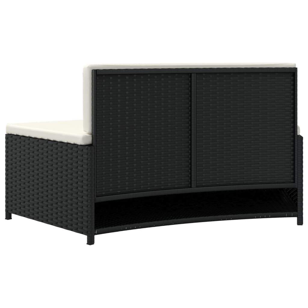Spabænke Med Hynder Polyrattan