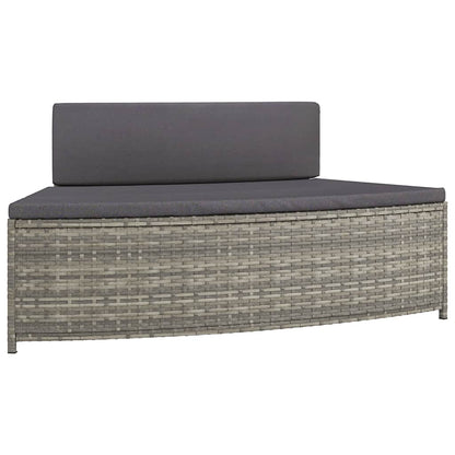 Spabænke Med Hynder Polyrattan