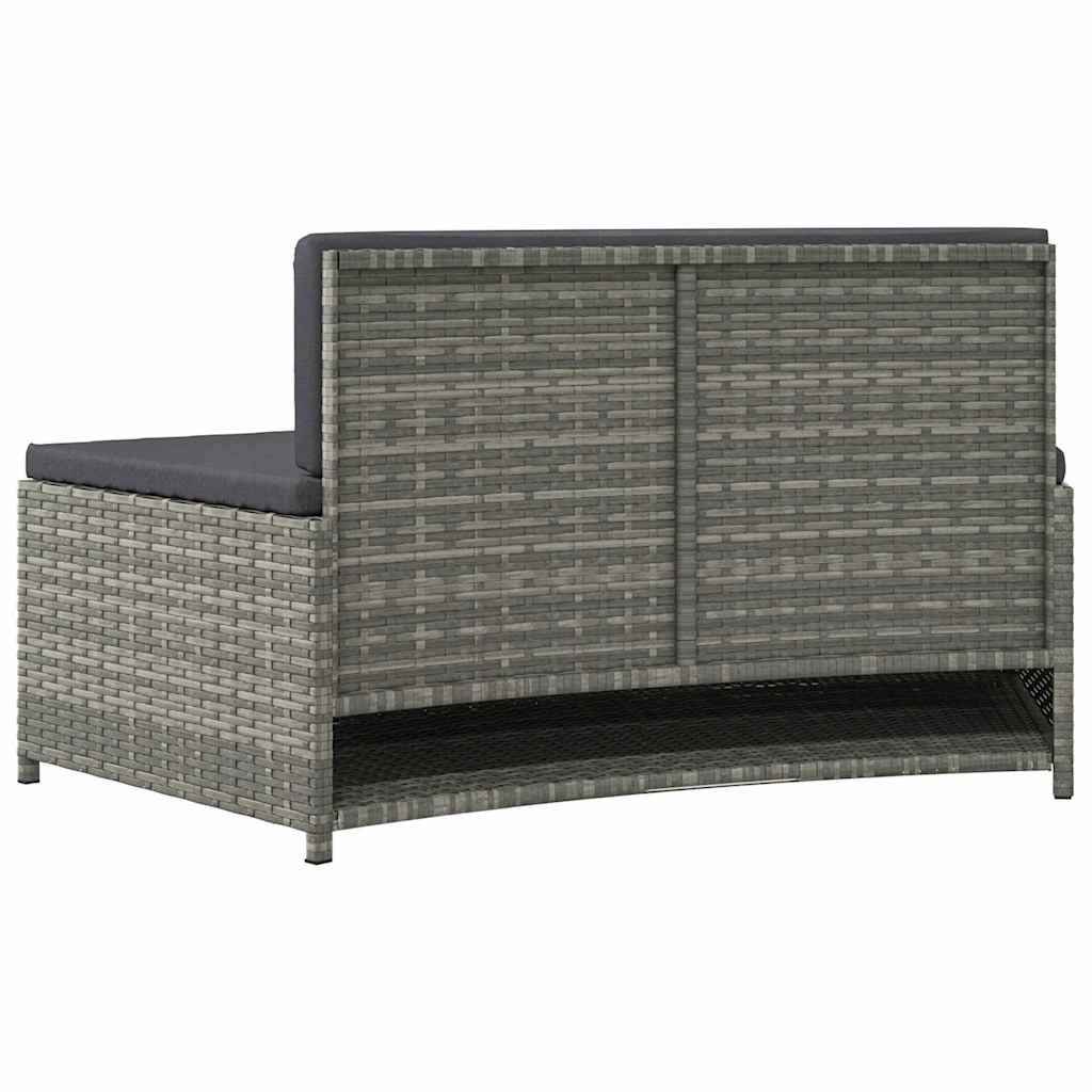 Spabænke Med Hynder Polyrattan
