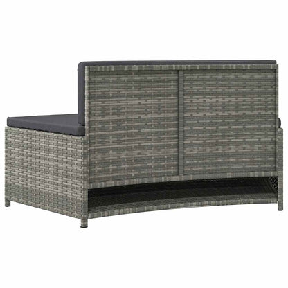 Spabænke Med Hynder Polyrattan