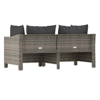 Loungesæt Til Haven Med Hynder Polyrattan
