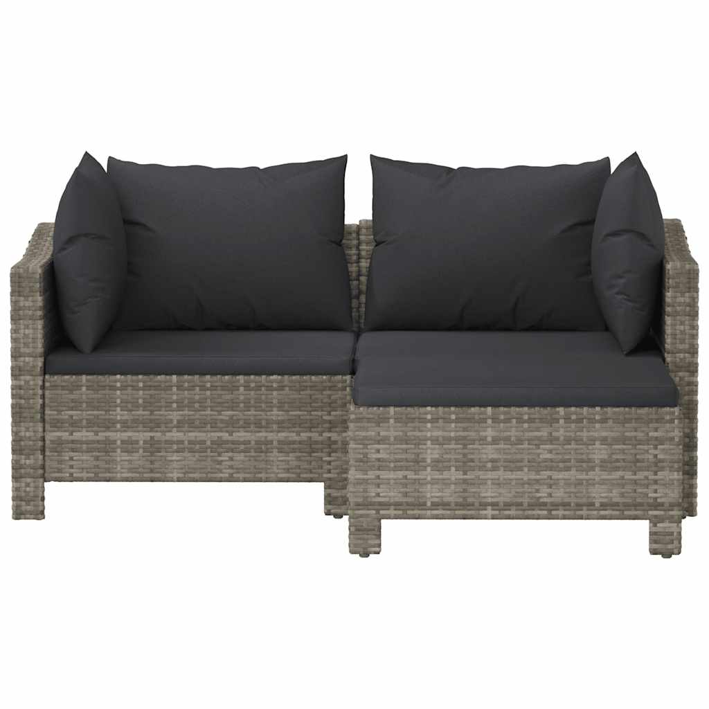 Loungesæt Til Haven Med Hynder Polyrattan