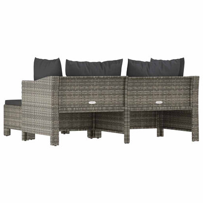 Loungesæt Til Haven Med Hynder Polyrattan