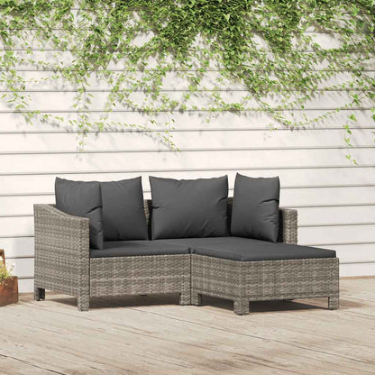 Loungesæt Til Haven Med Hynder Polyrattan