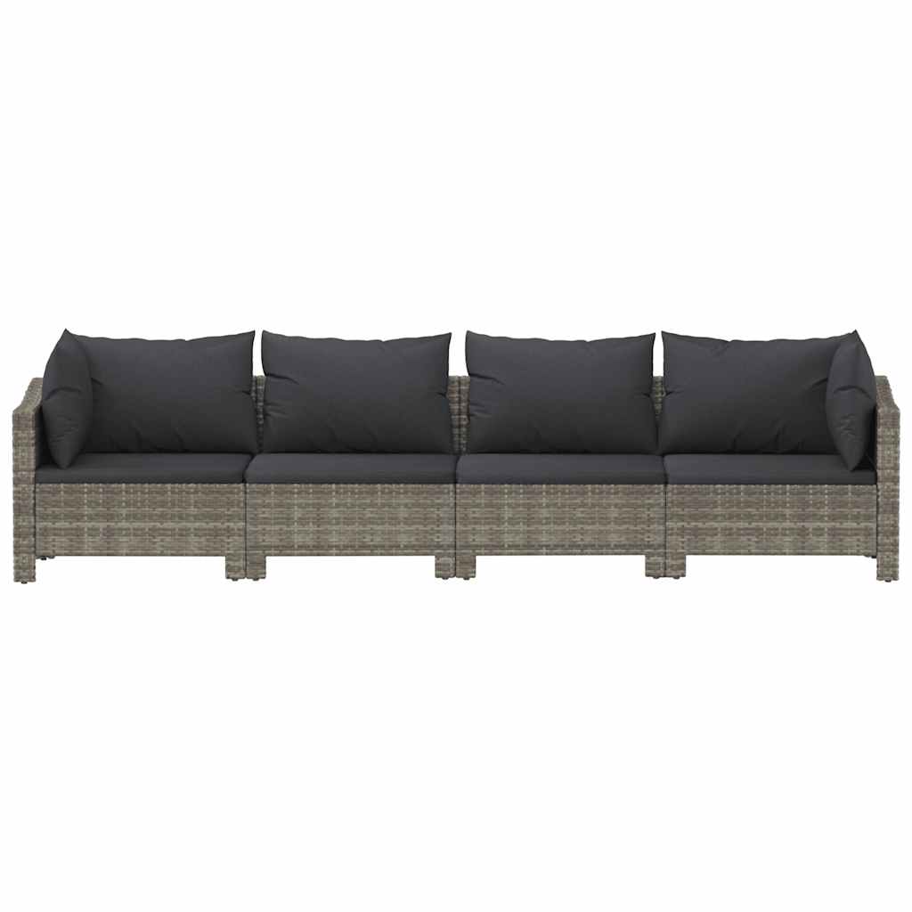 Loungesæt Til Haven Med Hynder Polyrattan