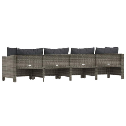 Loungesæt Til Haven Med Hynder Polyrattan