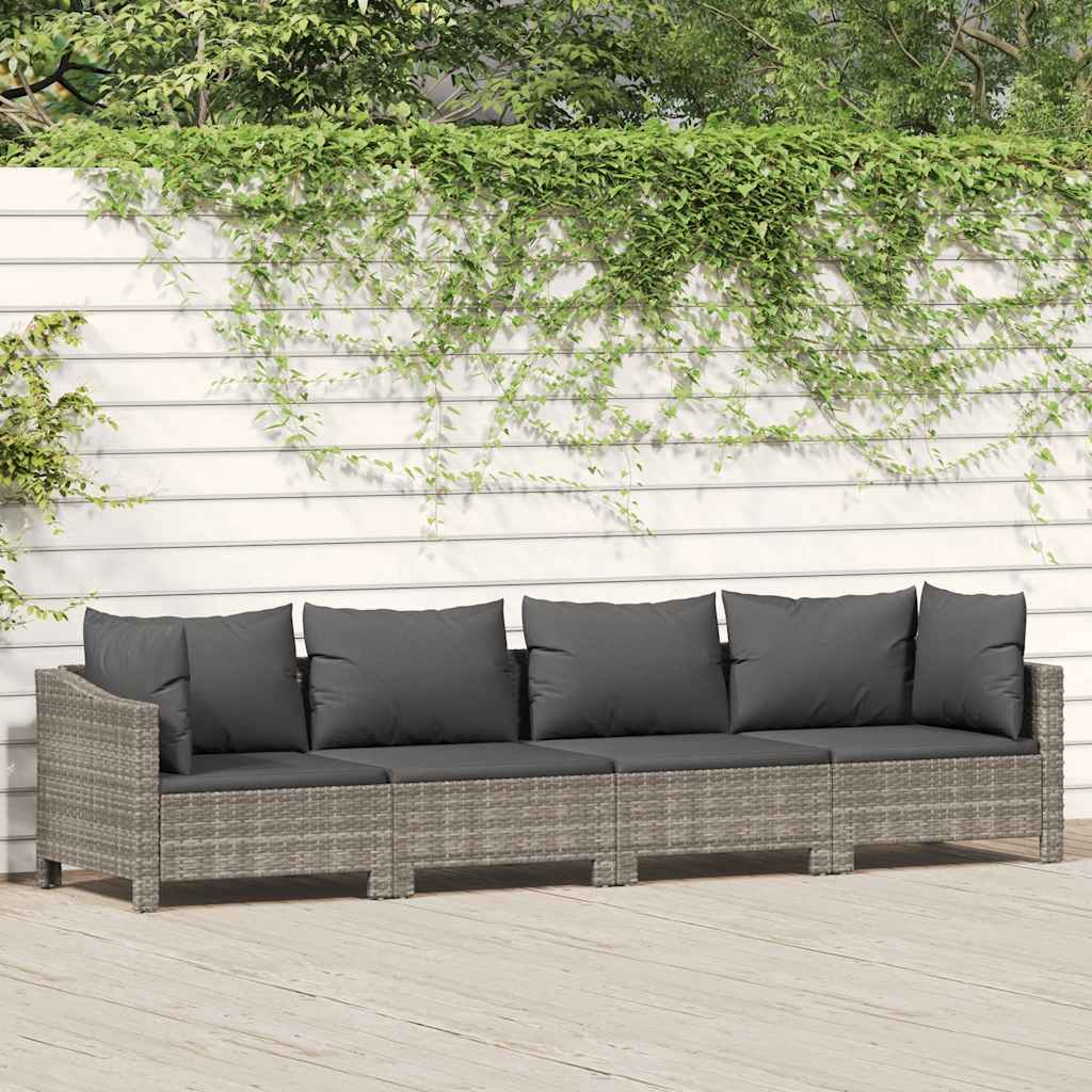 Loungesæt Til Haven Med Hynder Polyrattan