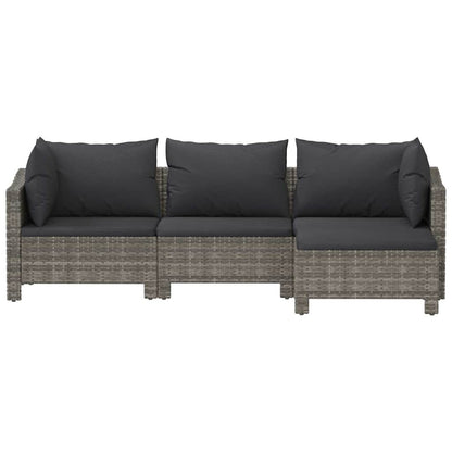 Loungesæt Til Haven Med Hynder Polyrattan