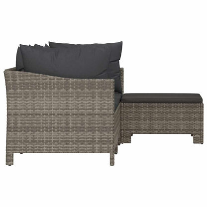 Loungesæt Til Haven Med Hynder Polyrattan