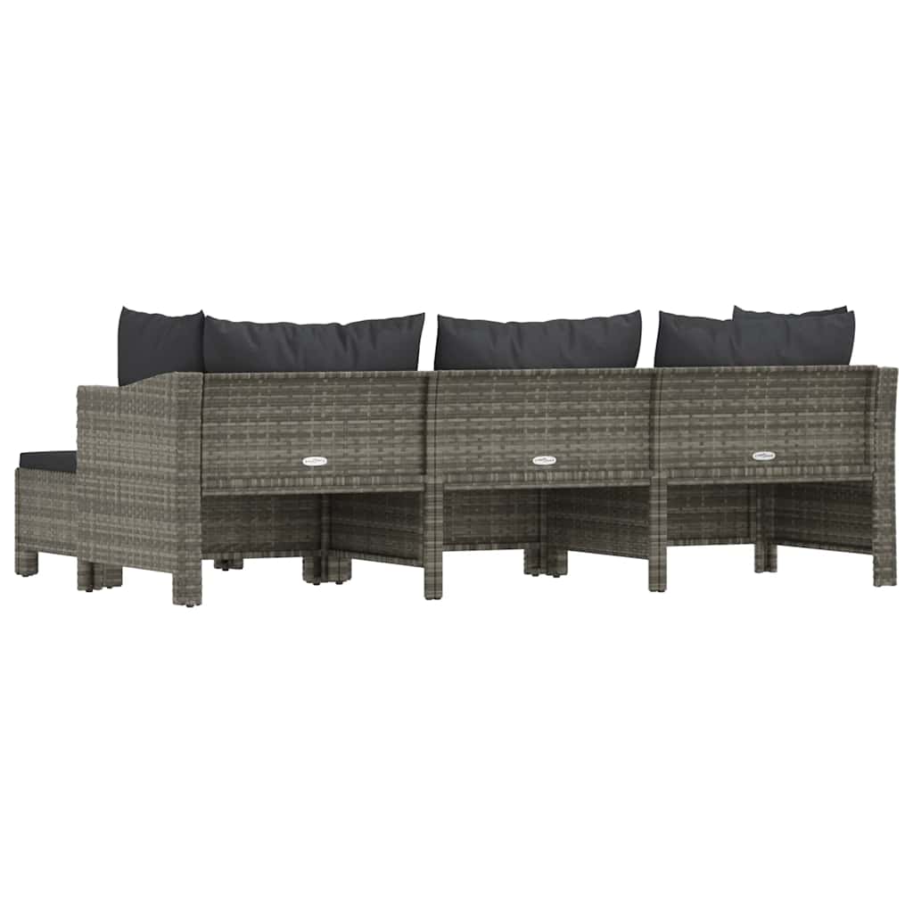 Loungesæt Til Haven Med Hynder Polyrattan