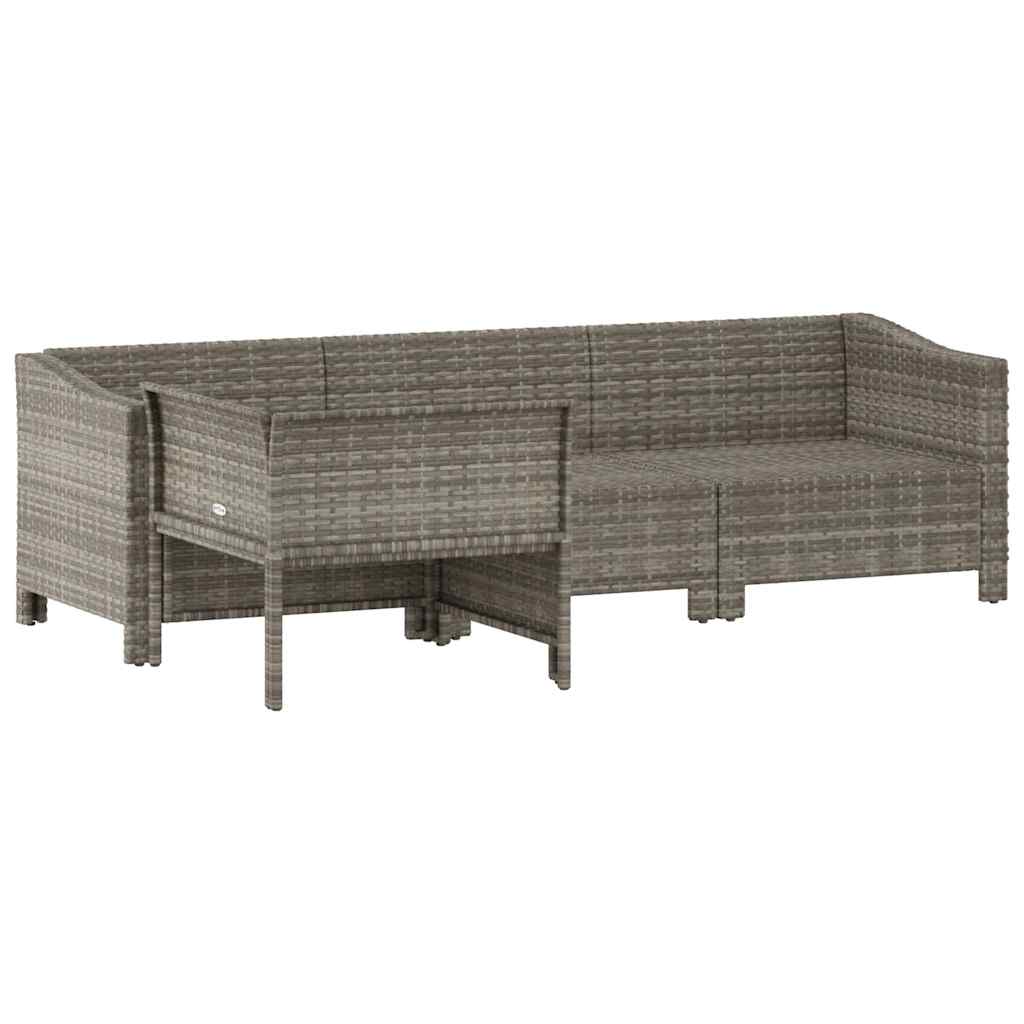 Loungesæt Til Haven Med Hynder Polyrattan