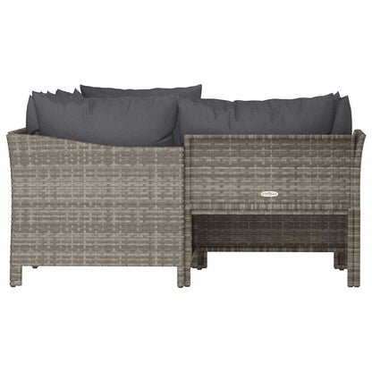 Loungesæt Til Haven Med Hynder Polyrattan