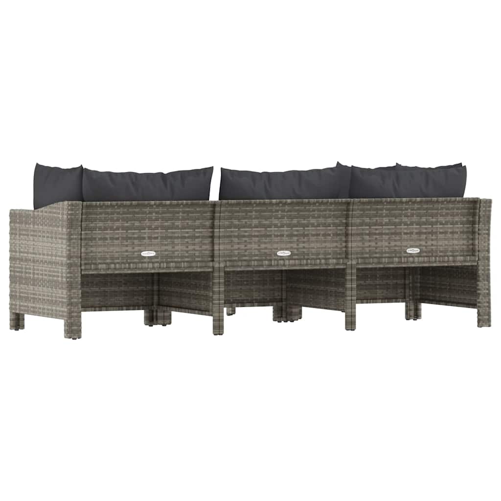 Loungesæt Til Haven Med Hynder Polyrattan
