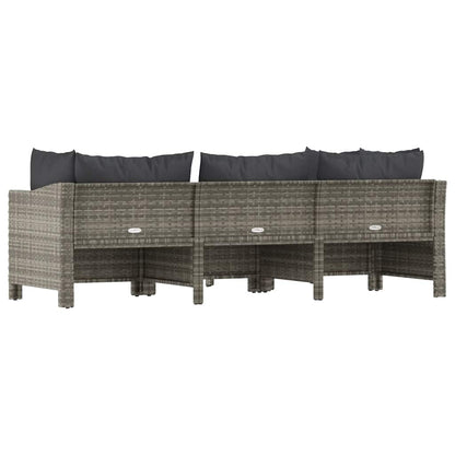 Loungesæt Til Haven Med Hynder Polyrattan