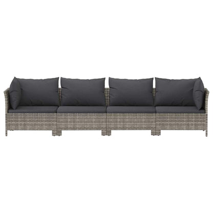 Loungesæt Til Haven Med Hynder Polyrattan