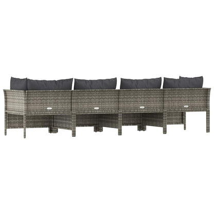 Loungesæt Til Haven Med Hynder Polyrattan
