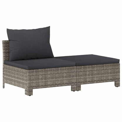 Loungesæt Til Haven Med Hynder Polyrattan