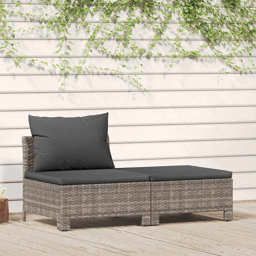 Loungesæt Til Haven Med Hynder Polyrattan
