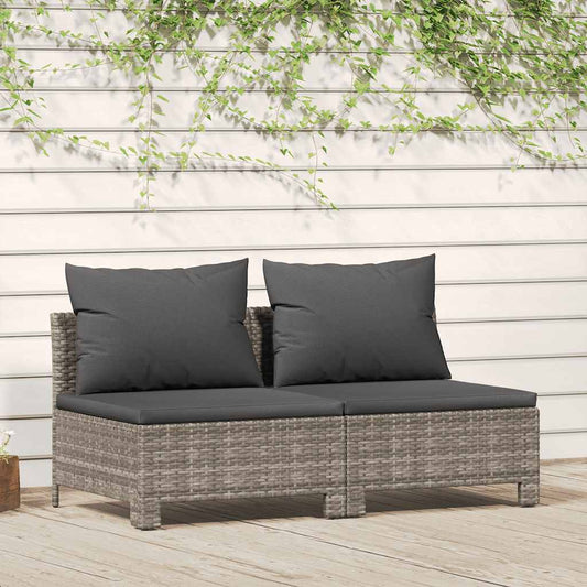 Loungesæt Til Haven Med Hynder Polyrattan