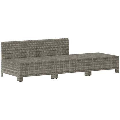 Loungesæt Til Haven Med Hynder Polyrattan