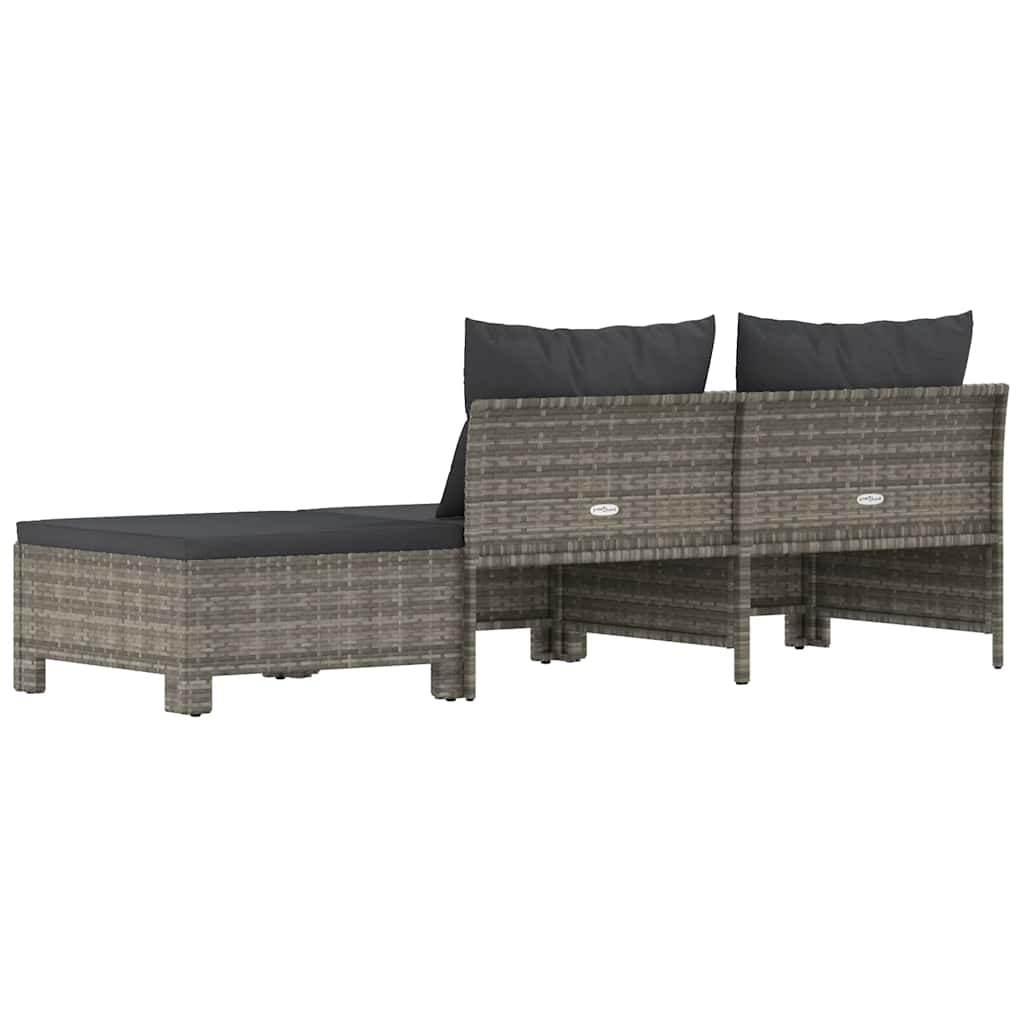Loungesæt Til Haven Med Hynder Polyrattan