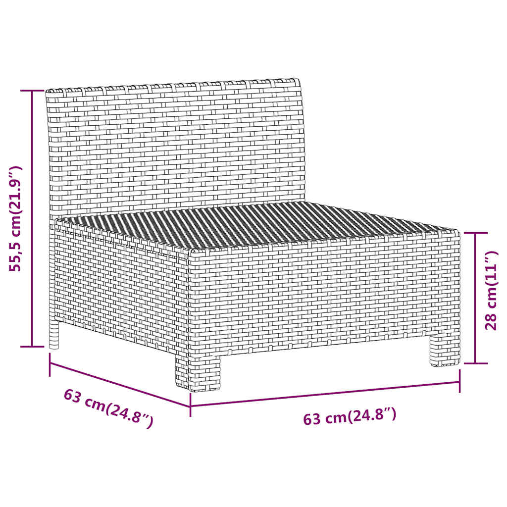 Havesofa Med Hynde Polyrattan