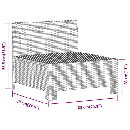 Havesofa Med Hynde Polyrattan