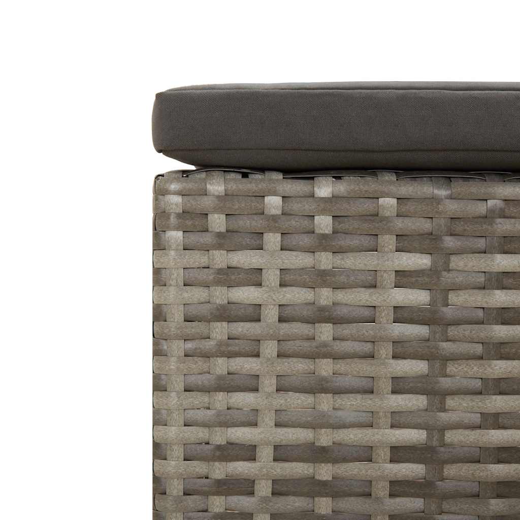 Havefodstøtte Med Hynde Polyrattan