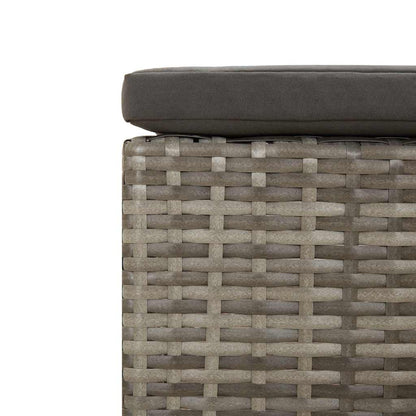 Havefodstøtte Med Hynde Polyrattan