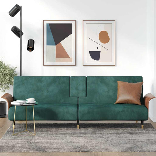 Sovesofa Med Kopholdere Velour
