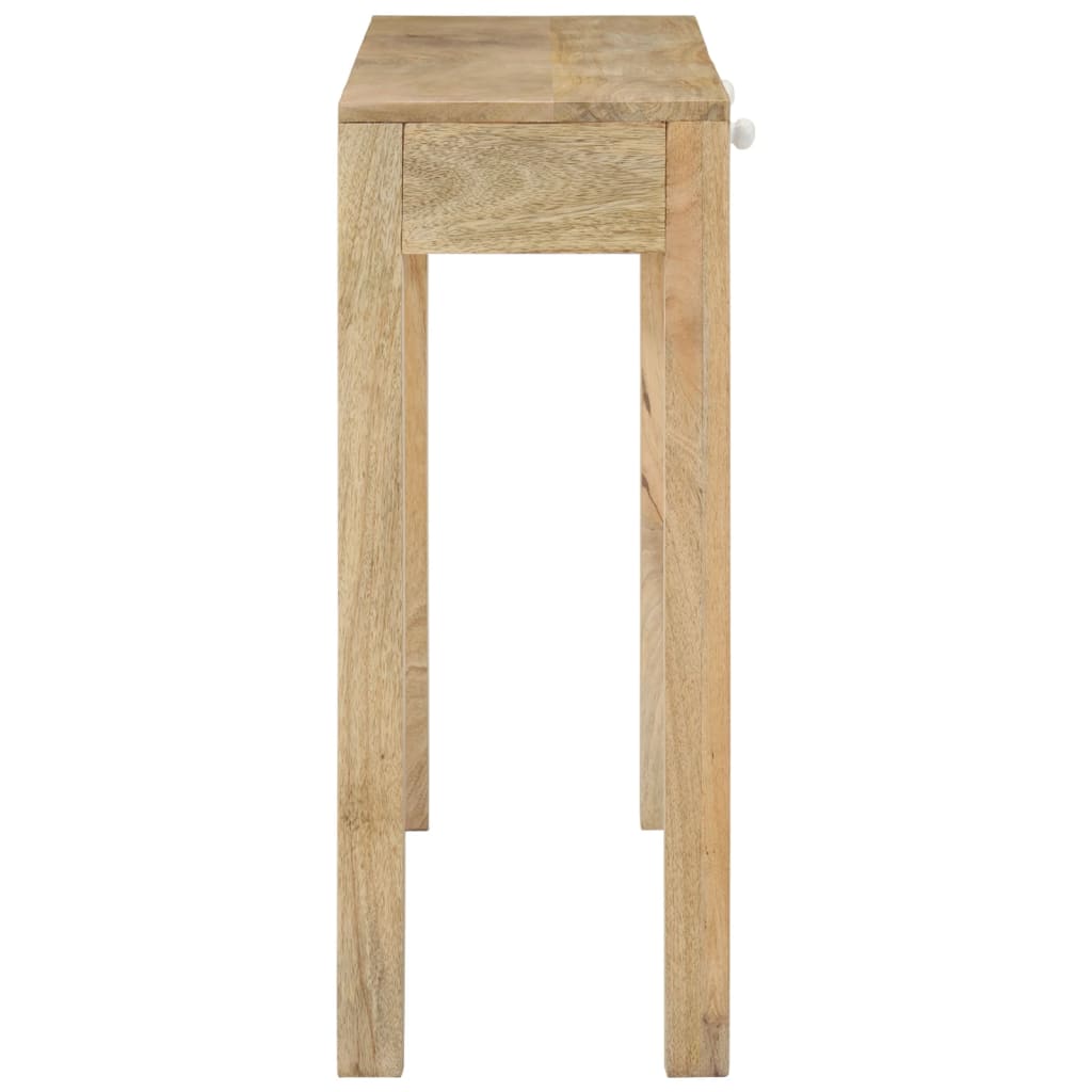 Konsolbord 110X30X75 Cm Massivt Mangotræ Afbleget