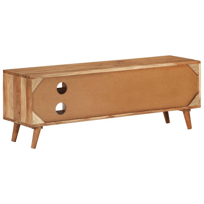 Tv-bord 112x30x40 Cm Massivt Akacietræ - Billede 3