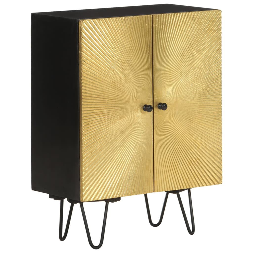 Skab 55x30x75 Cm Massivt Mangotræ - Hovedbillede